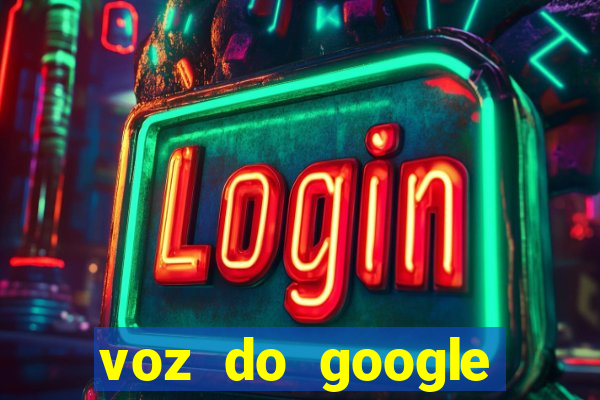 voz do google tradutor homem